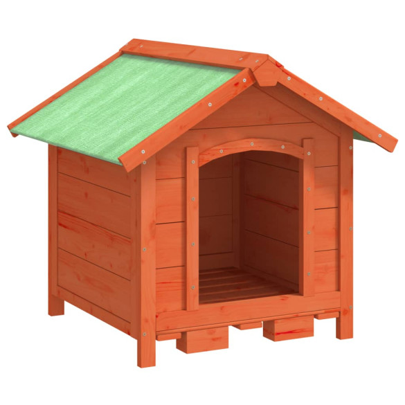 Cușcă Câini Lemn Pin 65x65x61,5 cm - Livrare Gratuită