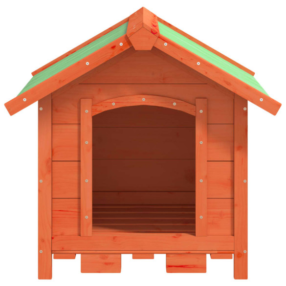 Cușcă Câini Lemn Pin 65x65x61,5 cm - Livrare Gratuită