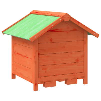 Cușcă Câini Lemn Pin 65x65x61,5 cm - Livrare Gratuită