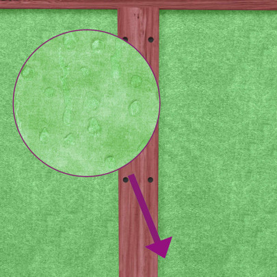 Cușcă iepuri lemn masiv - 144x123x67,5 cm - Cafeniu