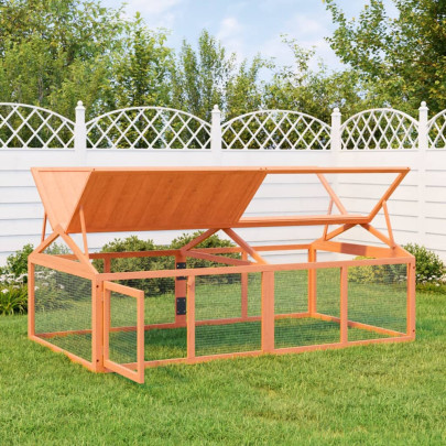 Cușcă pentru Animale din Lemn Masiv - Livrare Gratuită