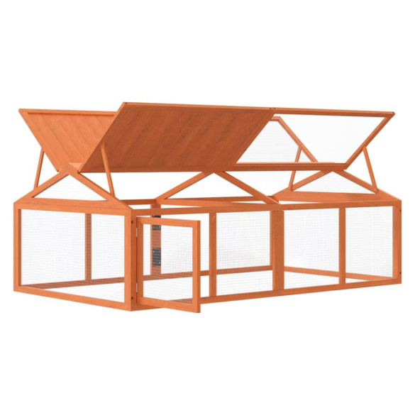 Cușcă pentru Animale din Lemn Masiv - Livrare Gratuită