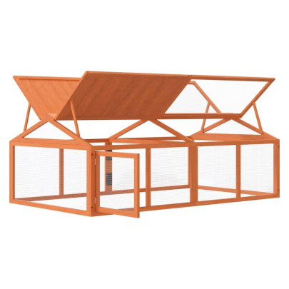 Cușcă pentru Animale din Lemn Masiv - Livrare Gratuită