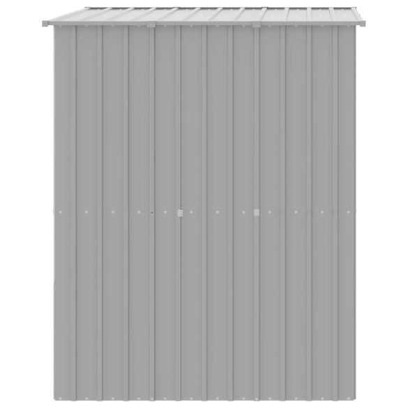 Cușcă Câine Acoperiș Gri Oțel Galvanizat 165x153x181 cm