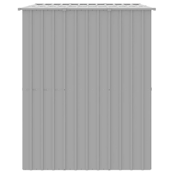 Cușcă Câini cu Acoperiș Gri - Oțel Galvanizat | Livrare Gratuită