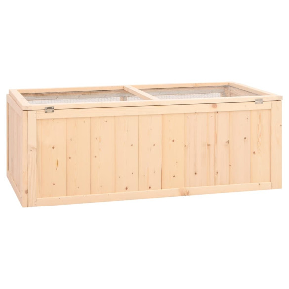 Cușcă Hamster Lemn Masiv - 104x52x54 cm - Ventilație Perfectă