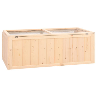 Cușcă Hamster Lemn Masiv - 104x52x54 cm - Ventilație Perfectă
