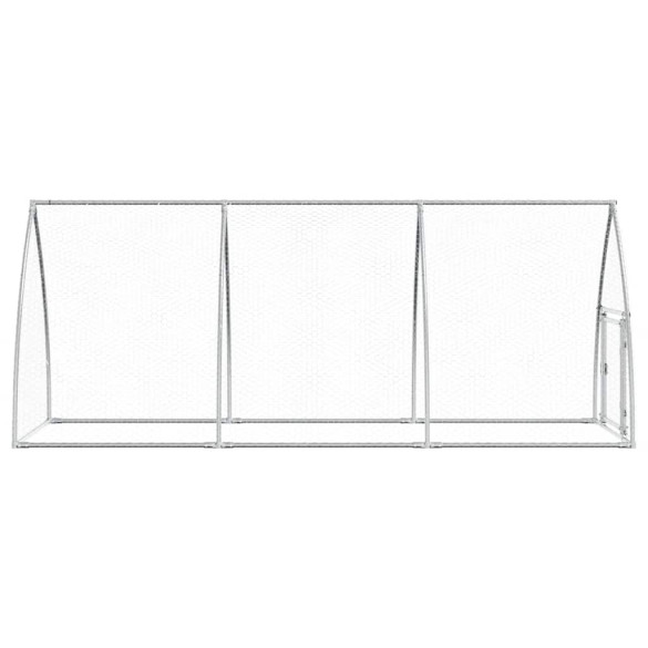 Coteț Păsări Oțel Galvanizat 300x105x120 cm | Livrare Gratuită