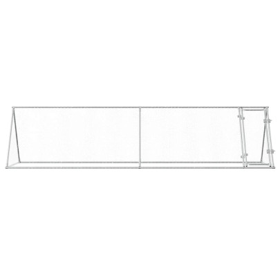 Coteț Păsări Oțel Galvanizat 400x105x91 cm | Livrare Gratuită