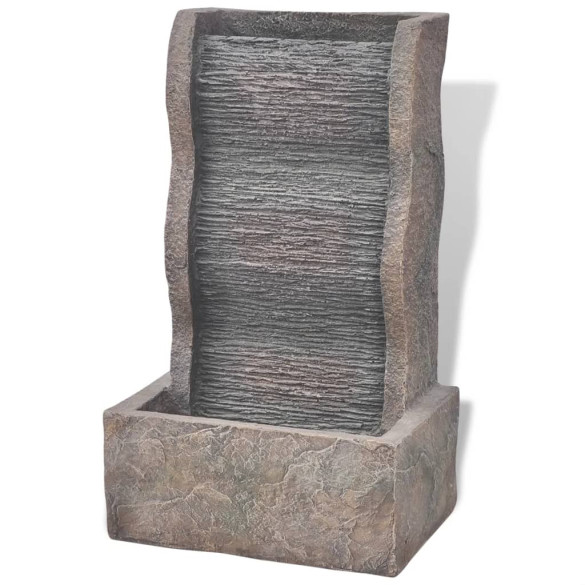 Fântână Interior Polirășină cu LED - Livrare Gratuită