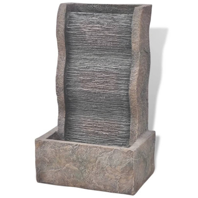 Fântână Interior Polirășină cu LED - Livrare Gratuită