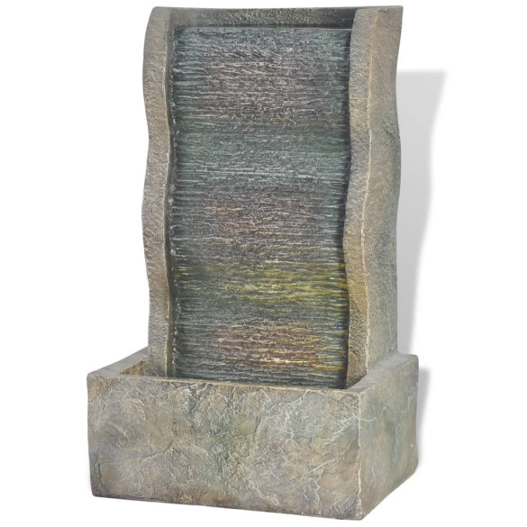 Fântână Interior Polirășină cu LED - Livrare Gratuită