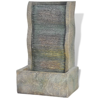 Fântână Interior Polirășină cu LED - Livrare Gratuită