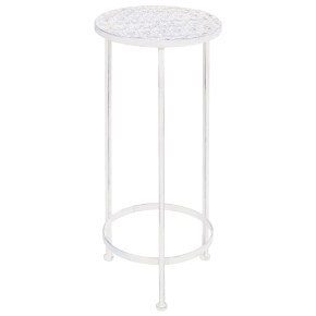 Set 3 Suporturi Plante Vintage Metalice - Alb Antic 2