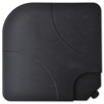 Umbrelă Soare Grădină Aluminiu cu Bază Portabilă - Alb