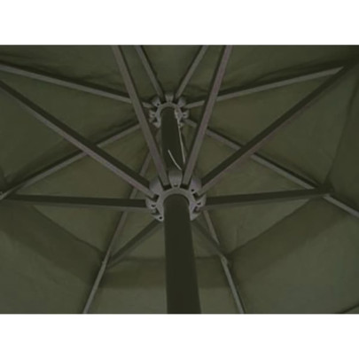 Umbrelă de soare din aluminiu cu bază portabilă - Verde