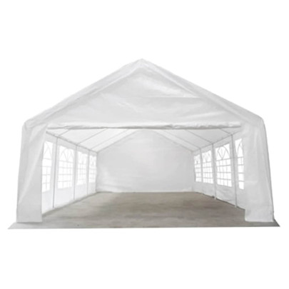 Marchiză Petreceri 8x4m Albă | Cort Exterior Rezistent