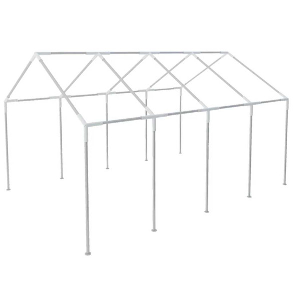 Marchiză Petreceri 8x4m Albă | Cort Exterior Rezistent