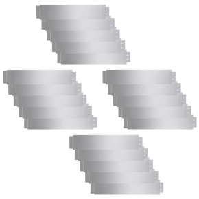 Gard Gazon Oțel Galvanizat - 20 bucăți - Livrare Gratuită 2