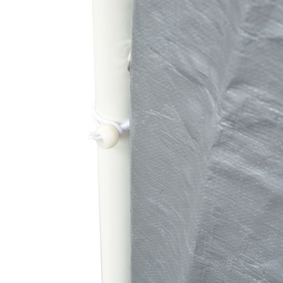 Cort de Petrecere 4x8m Gri - Impermeabil, cu Ferestre