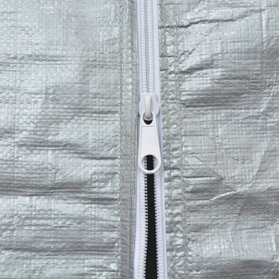 Cort de Petrecere 4x8m Gri - Impermeabil, cu Ferestre