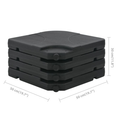 Umbrelă Grădină 5m cu Bază Portabilă - Livrare Gratuită