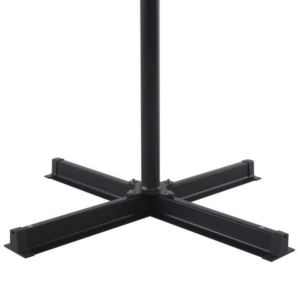 Umbrelă Garden Roșu cu Bază Portabilă - Protecție UV