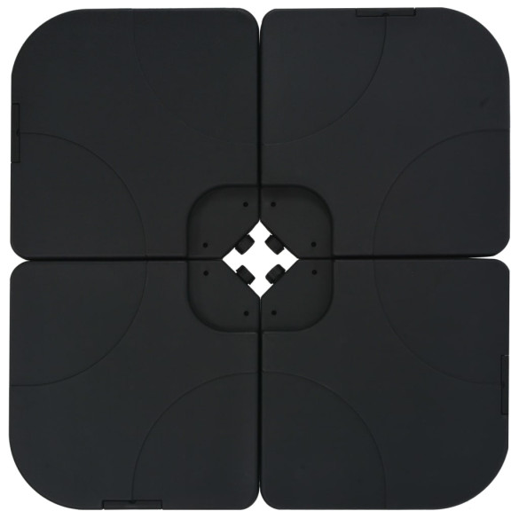 Umbrelă Garden Roșu cu Bază Portabilă - Protecție UV