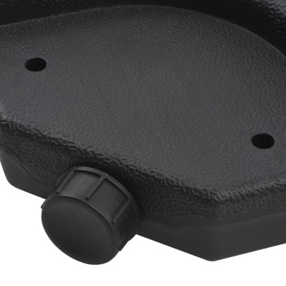 Umbrelă Grădină 5m cu Bază Portabilă - Cărămiziu