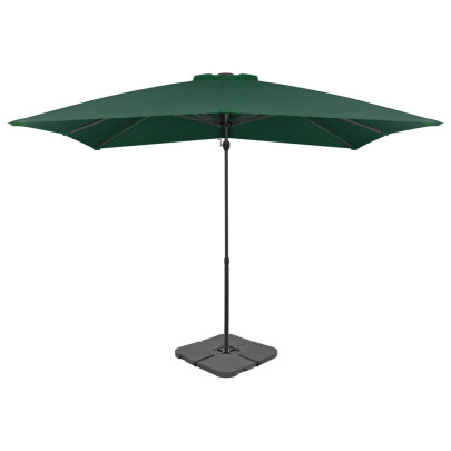 Umbrelă de grădină cu bază portabilă - Verde