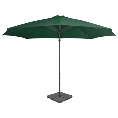 Umbrelă de grădină portabilă cu bază - Verde