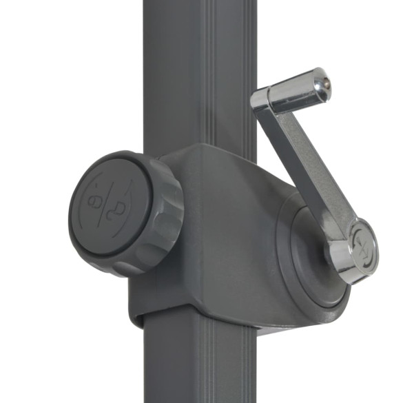 Umbrelă de grădină cu bază portabilă - Gri taupe | Livrare gratuită Umbrelă de grădină cu bază portabilă - Gri taupe | Livrare gratuită
