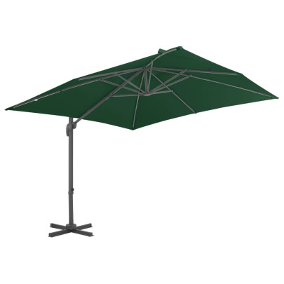 Umbrelă de grădină cu bază portabilă - Verde