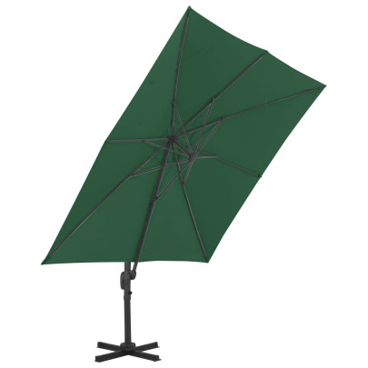 Umbrelă de grădină cu bază portabilă - Verde