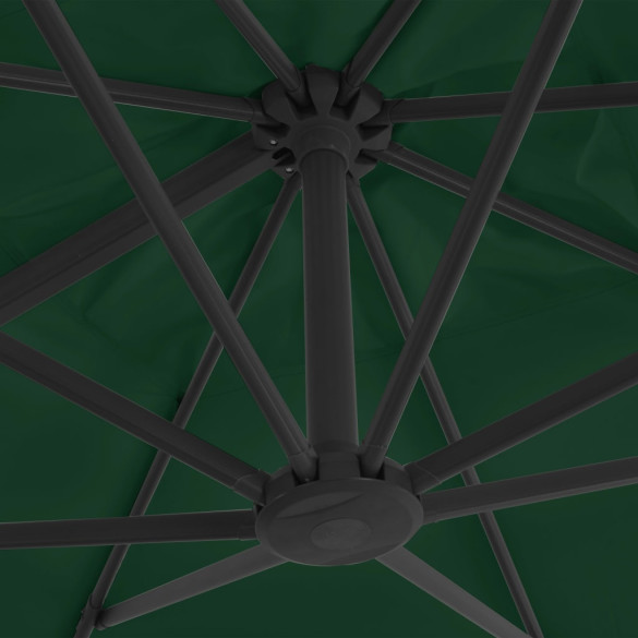 Umbrelă de grădină cu bază portabilă - Verde