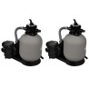Pompe filtru cu nisip - 2 buc. - 600 W - 17000 l/h