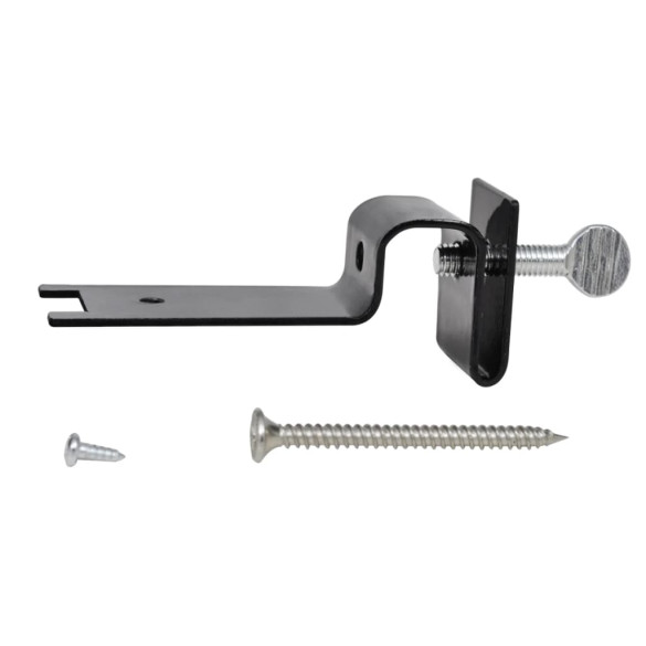 Set 12 Lămpi Solare Gard LED Negru | Iluminare Exterior