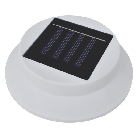 Set 12 Lămpi Solare pentru Gard - LED Alb Rece