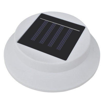 Set 12 Lămpi Solare pentru Gard - LED Alb Rece