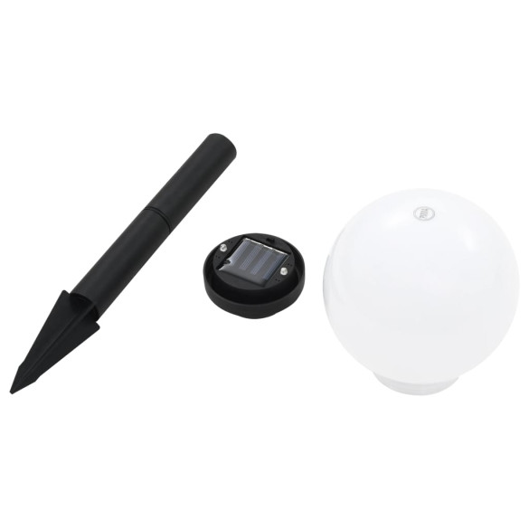 Lămpi Solare Exterior Sferice RGB - Set 8 Bucăți