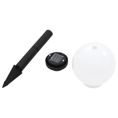 Lămpi Solare Exterior Sferice RGB - Set 8 Bucăți