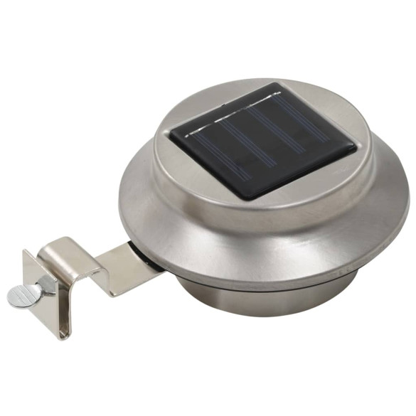 Lămpi Solare Exterior LED - 12 bucăți - Alb - 12 cm