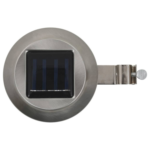 Lămpi Solare Exterior LED - 12 bucăți - Alb - 12 cm