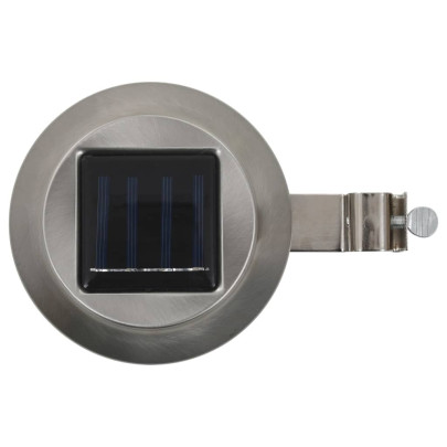 Lămpi Solare Exterior LED - 12 bucăți - Alb - 12 cm