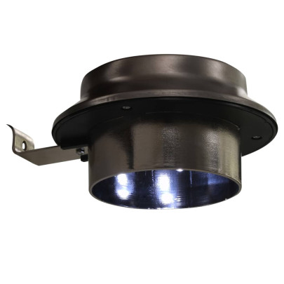 Lămpi Solare Exterior LED - 12 bucăți - Alb - 12 cm