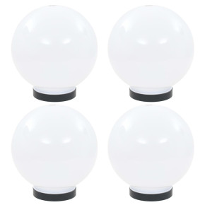 Lămpi Glob LED 4 bucăți - 20 cm - PMMA - Iluminat Exterior