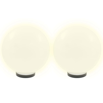 Lămpi Glob LED 30 cm - Set 4 bucăți - Iluminat Exterior