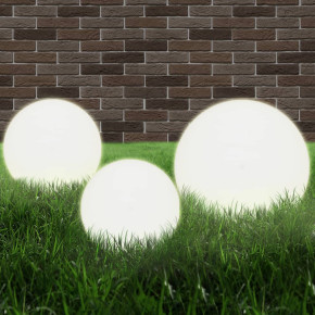 Set 6 Lămpi Glob LED pentru Grădină - 20/30/40 cm 2