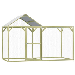 Coteț Păsări Lemn Pin Tretat 3x1.5x2m - Livrare Gratuită