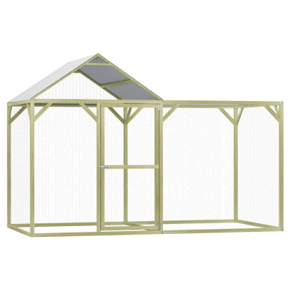 Coteț Păsări Lemn Pin Tretat 3x1.5x2m - Livrare Gratuită